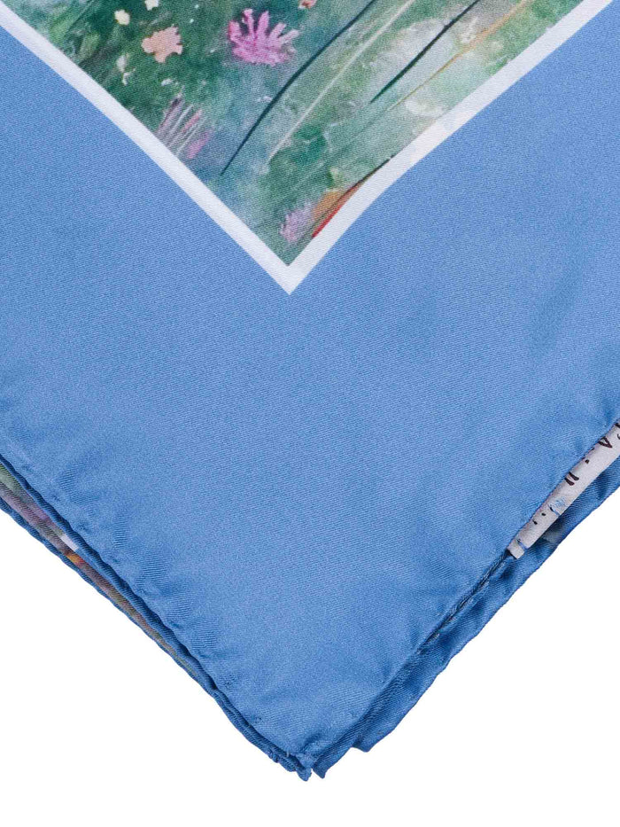 Oceano Stole Light Blue Silk Scarf