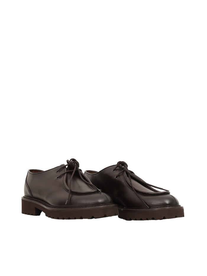 SHOES (GM) SHADE BROWN+BROWN SOLE Derby