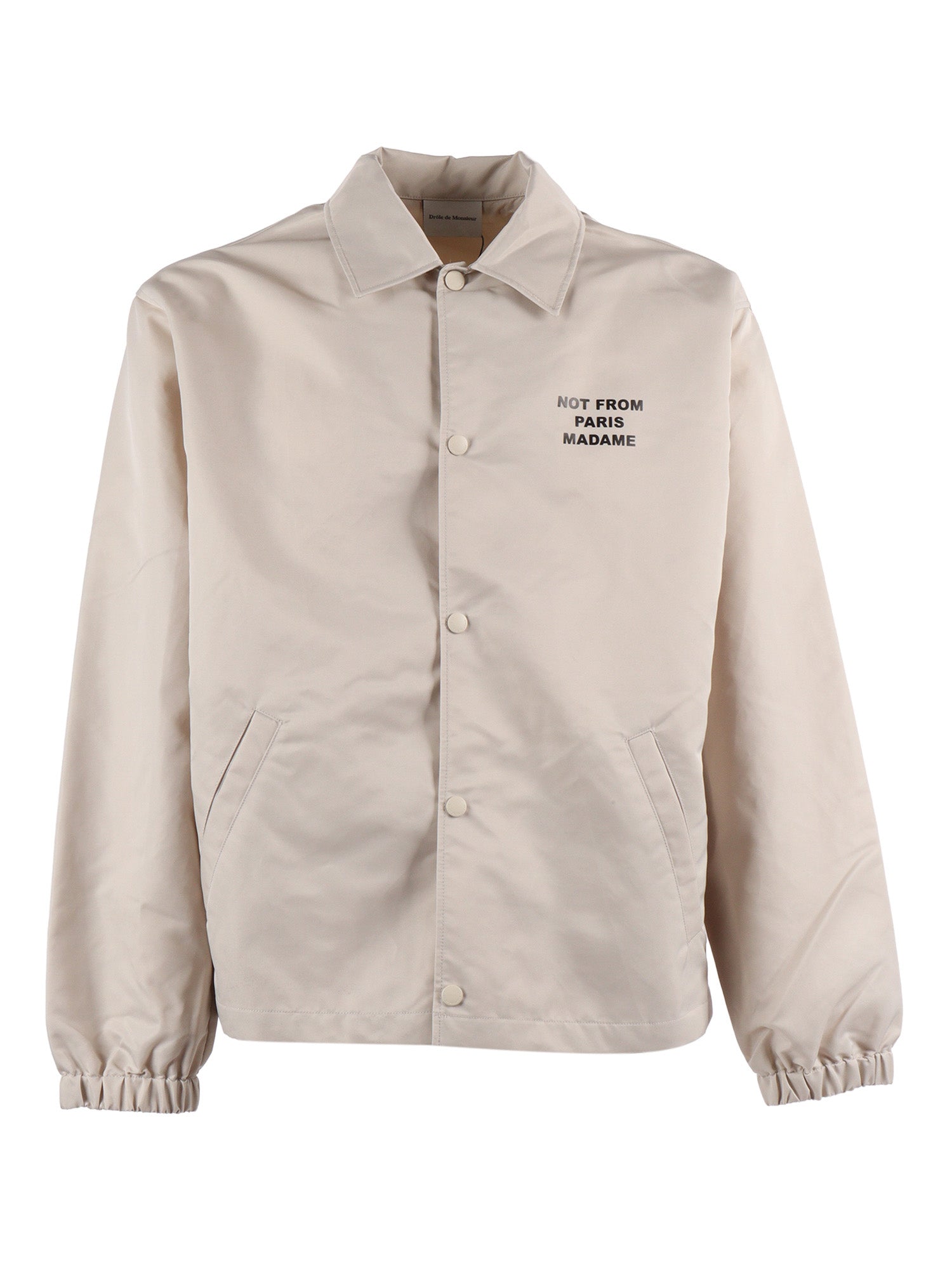 Slogan Jacket Panna Nylon Field