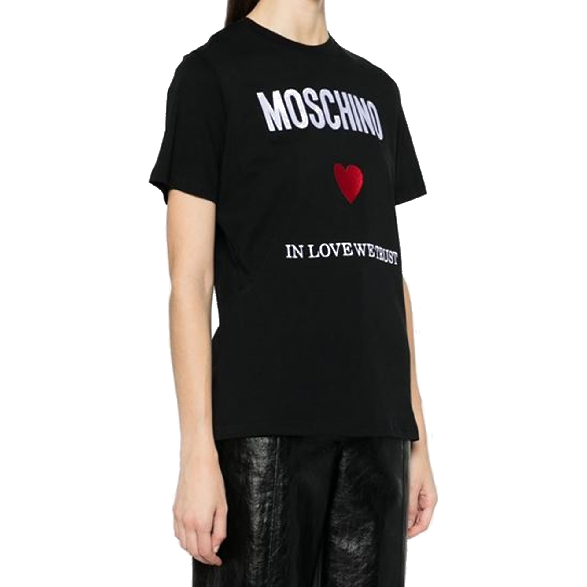 Couture Love We Trust T-Shirt Black Cotton