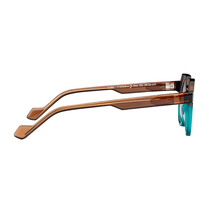 Matttew Roxy 1181 Marrone Turchese Multicolore Acetate Occhiali Da Vista