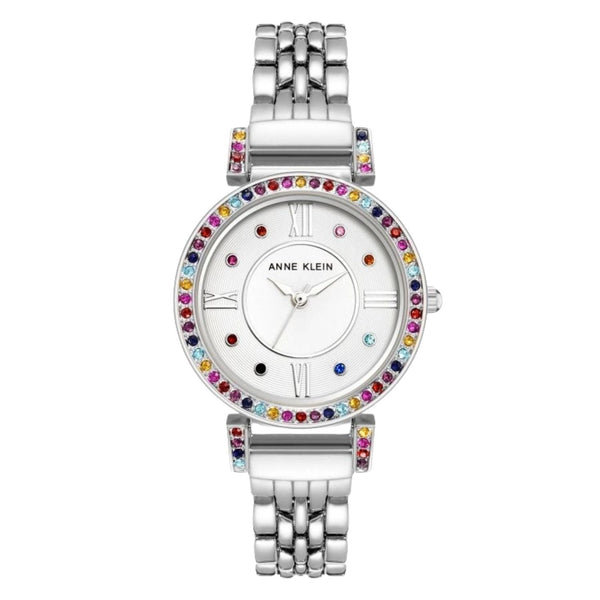 Anne Klein Stainless steel case watch in white
