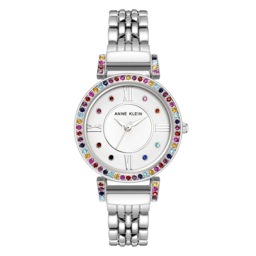 Anne Klein Stainless steel case watch in white