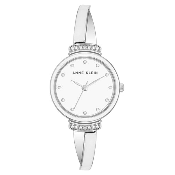 Anne Klein Stainless steel case watch in white