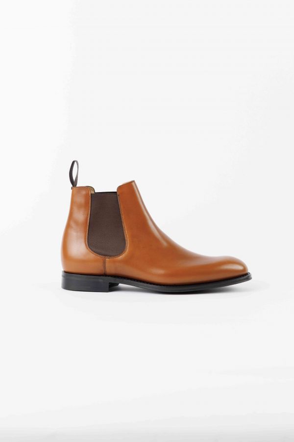 Church'S Leather boot in cognac
