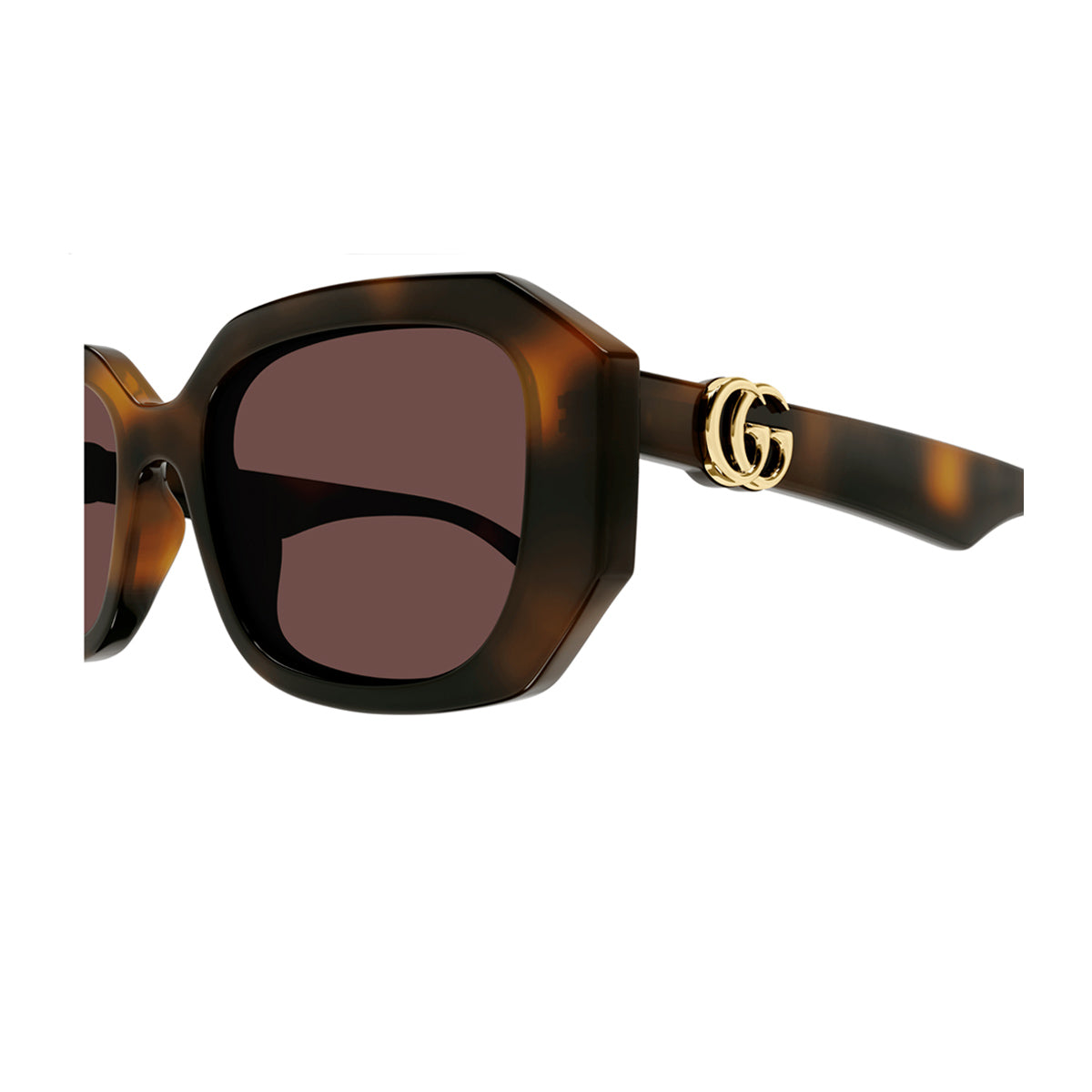 Gucci GG1535S LINEA GG LOGO Marrone Acetate Occhiali Sole