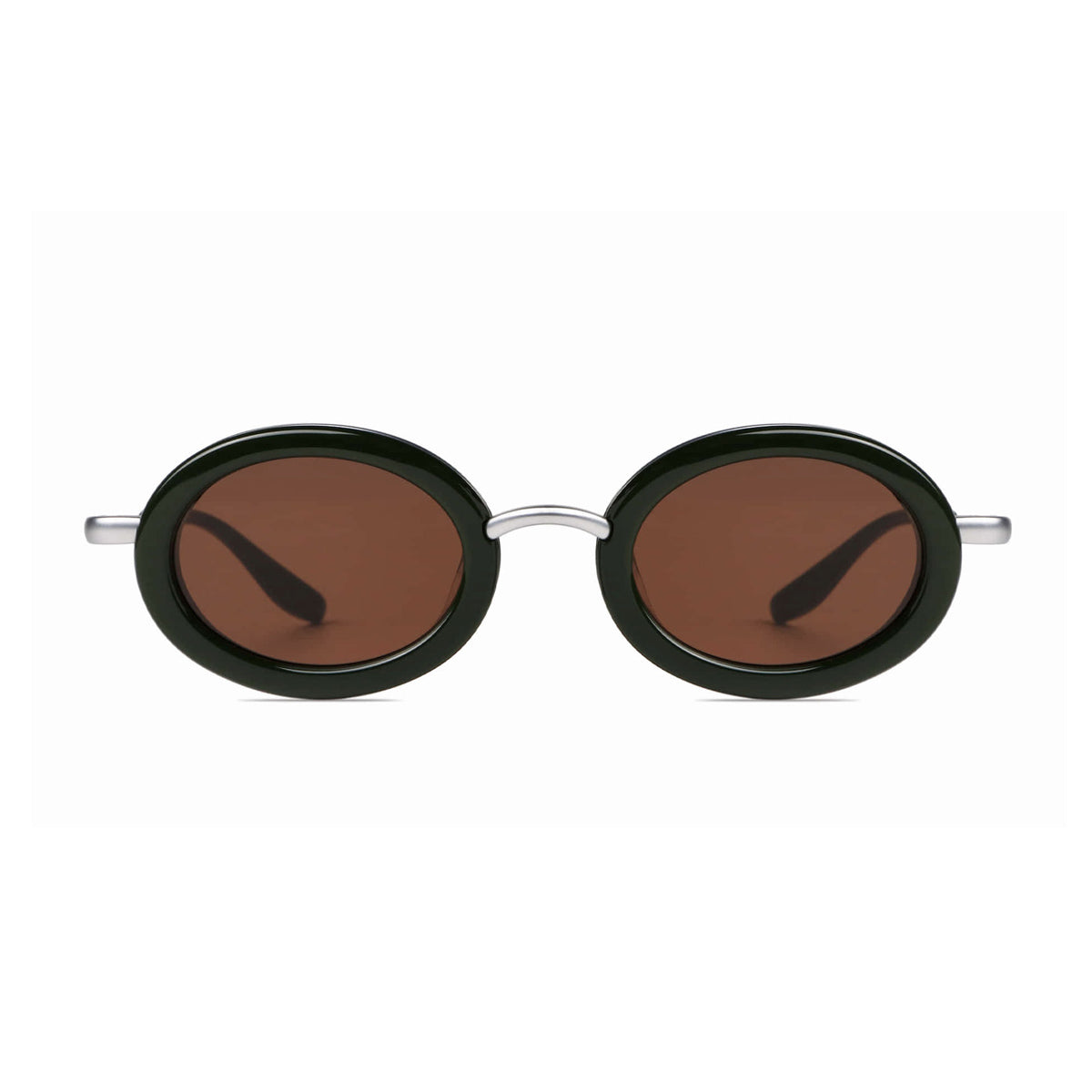 Projekt Produkt P12 HMCC5 C9MWG Dark Green Matt White Gold Verde Acetate/metal Occhiali Da Sole