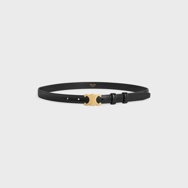 Celine Ceinture Triomphe Belt — Black