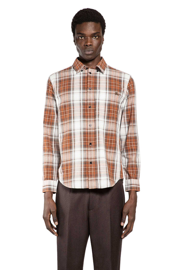 Burberry قميص رولاند — برتقالي