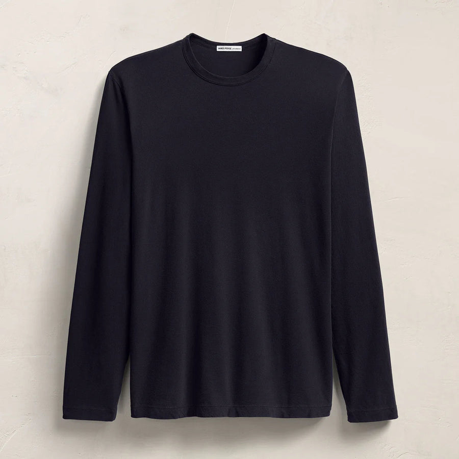 James Perse Longsleeve Crewneck T-Shirt — Navy