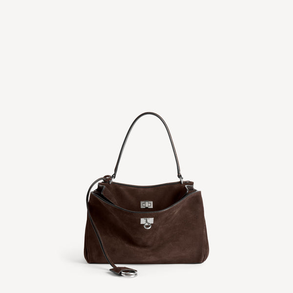 Balenciaga Rodeo Top Handle Bag — Brown
