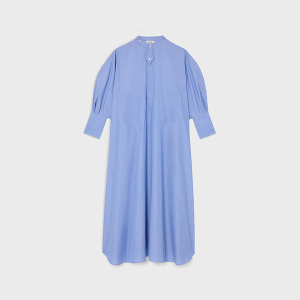Celine Shirt Dress Dress — Blue