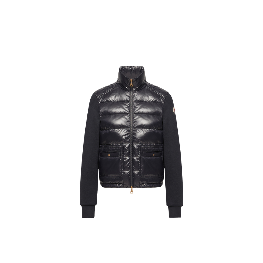 جاكيت Moncler جيرسيه آند داون الهجين مزيج داون جاكيت — كحلي