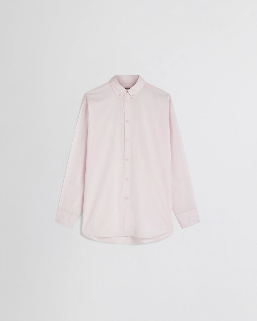 Phoebe Philo Button-Collar Shirt — Pink