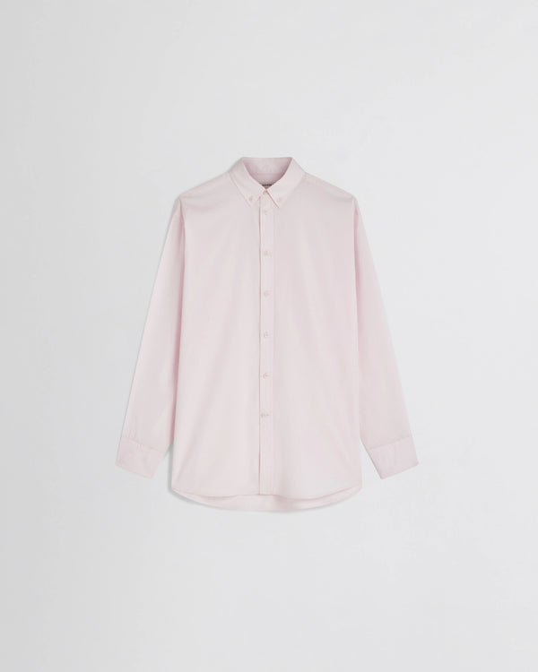 Phoebe Philo Button-Collar Shirt — Pink