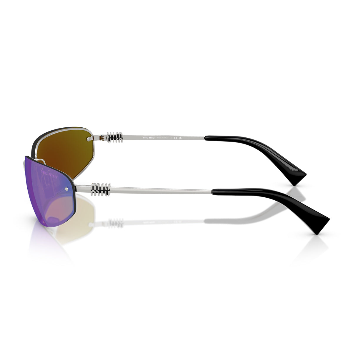 Miu 0MU A50S 1BC10K Argento Metal Occhiali Da Sole