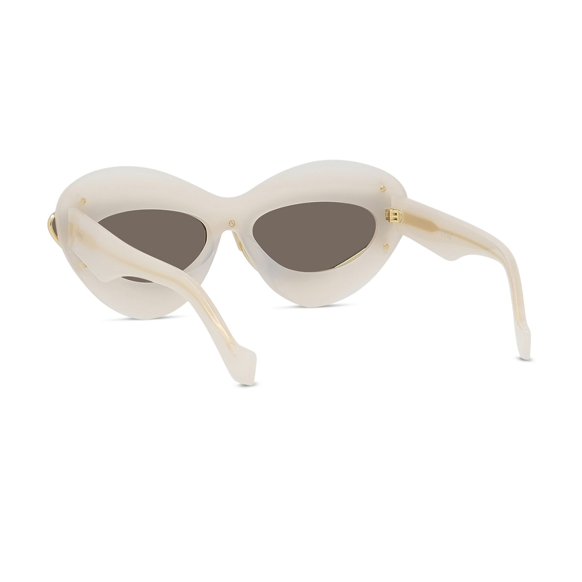 Loewe LW40139U Curvy 25E Avorio Bianco Acetate/metal Occhiali Da Sole