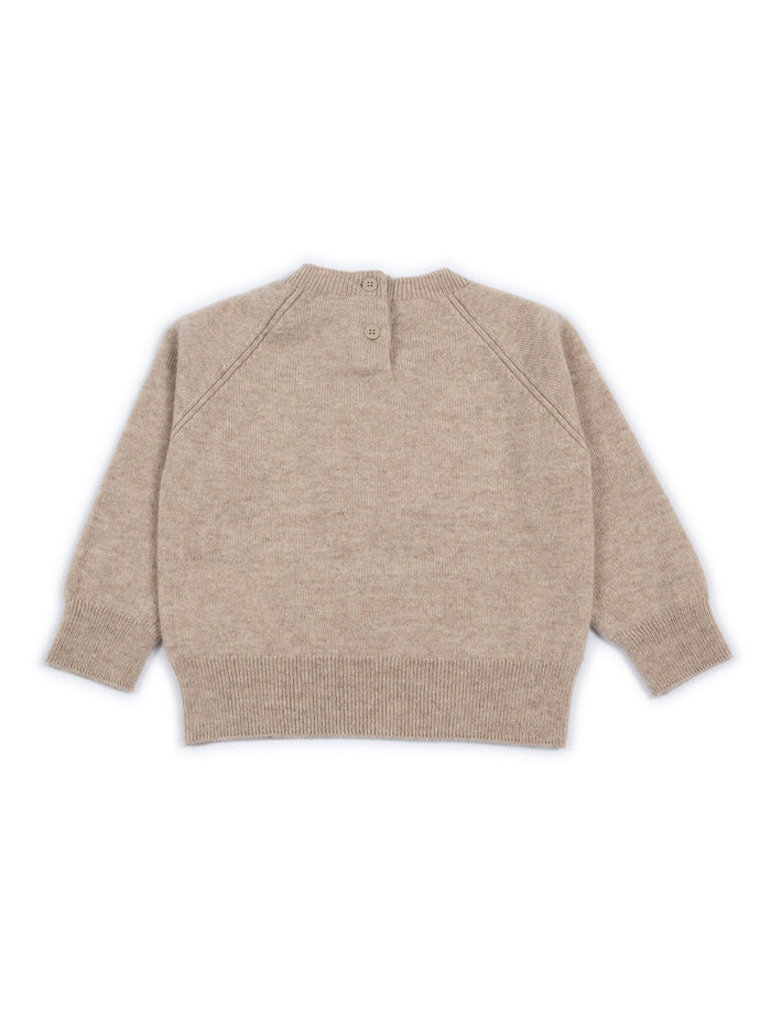 Crewneck Beige Cashmere