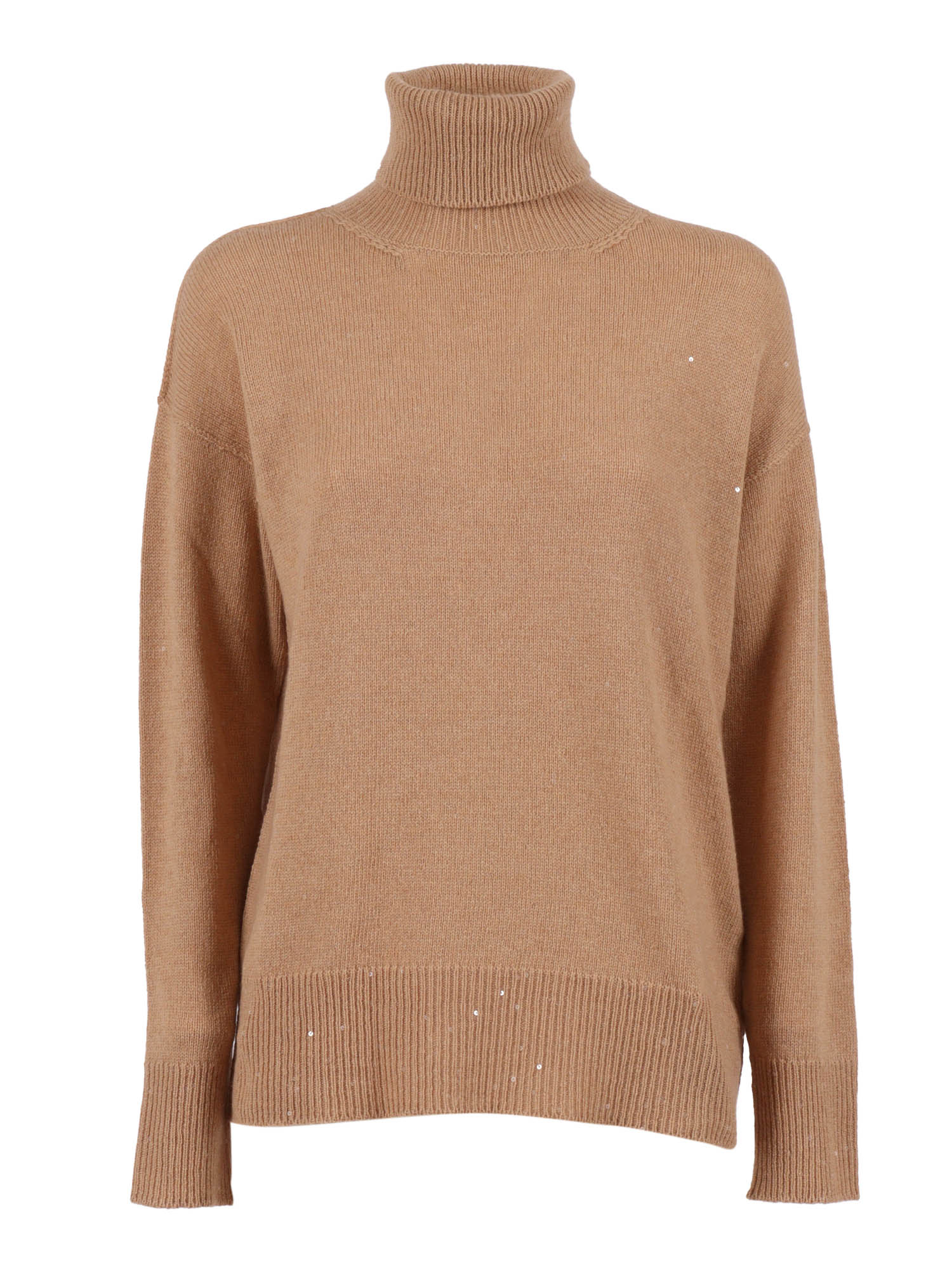 Knit Turtleneck Brown