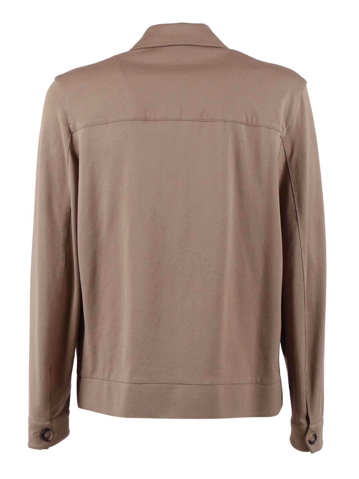 SHIRT J. PREMIUM P. Brown Cotton Elastane Jacket