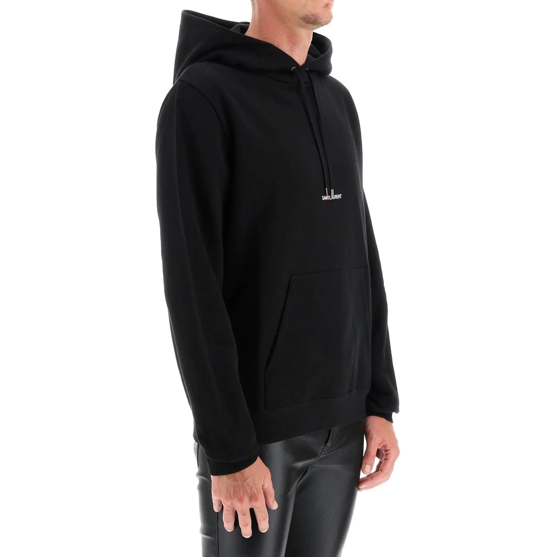 Hoodie Sweatshirt Black Cotton