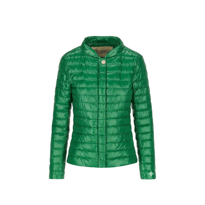 Herno Down Jacket Green Polyamide