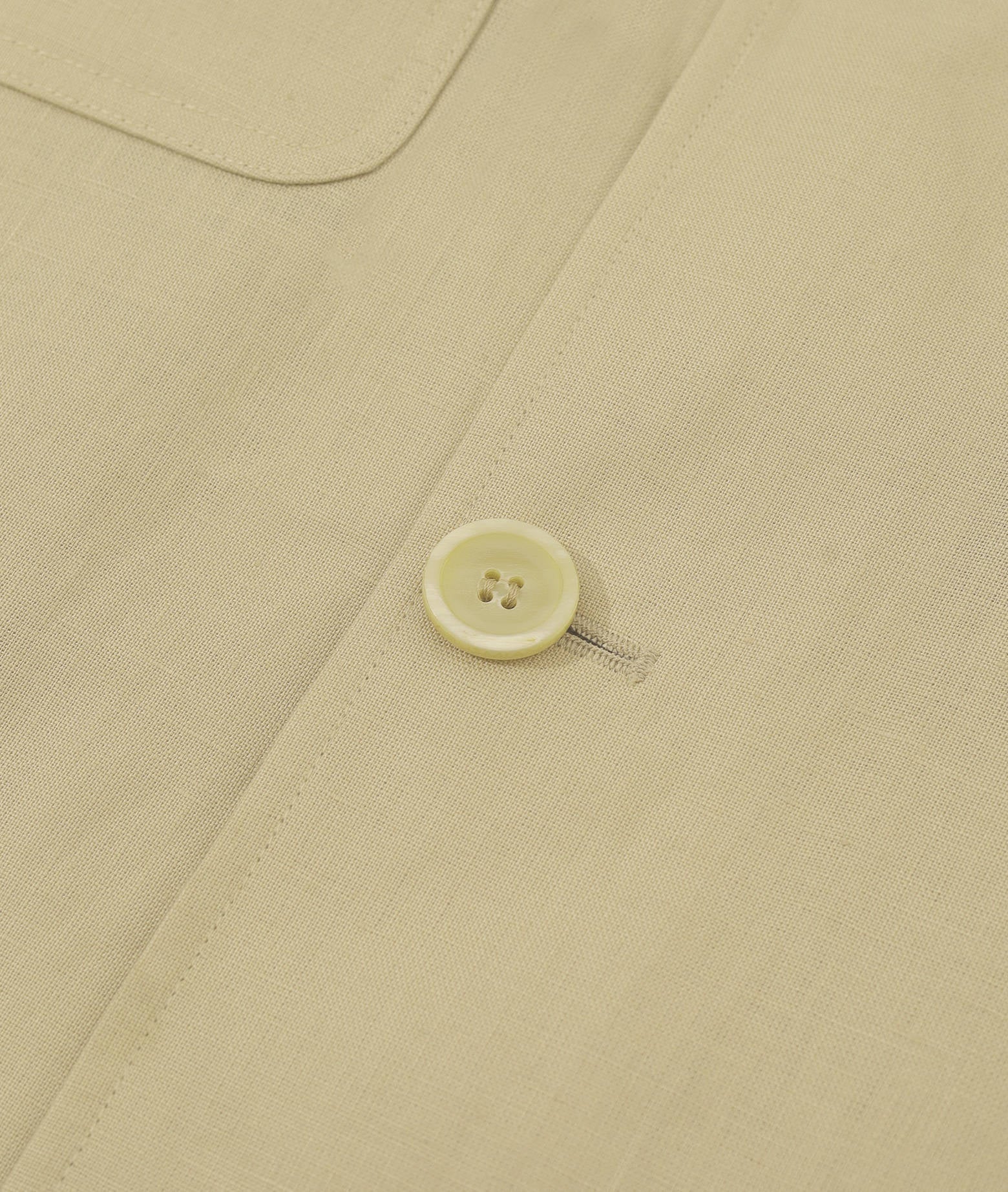 Havana Linen Safari Jacket Beige Saharian