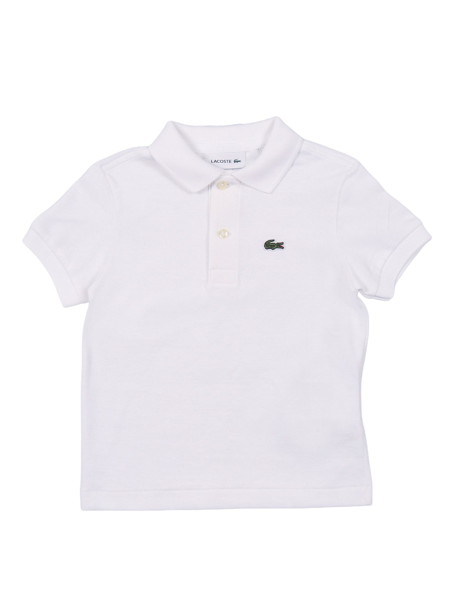 LCB NON-ORGANIC PETIT PIQUE PO White Cotton Short Sleeves Polo