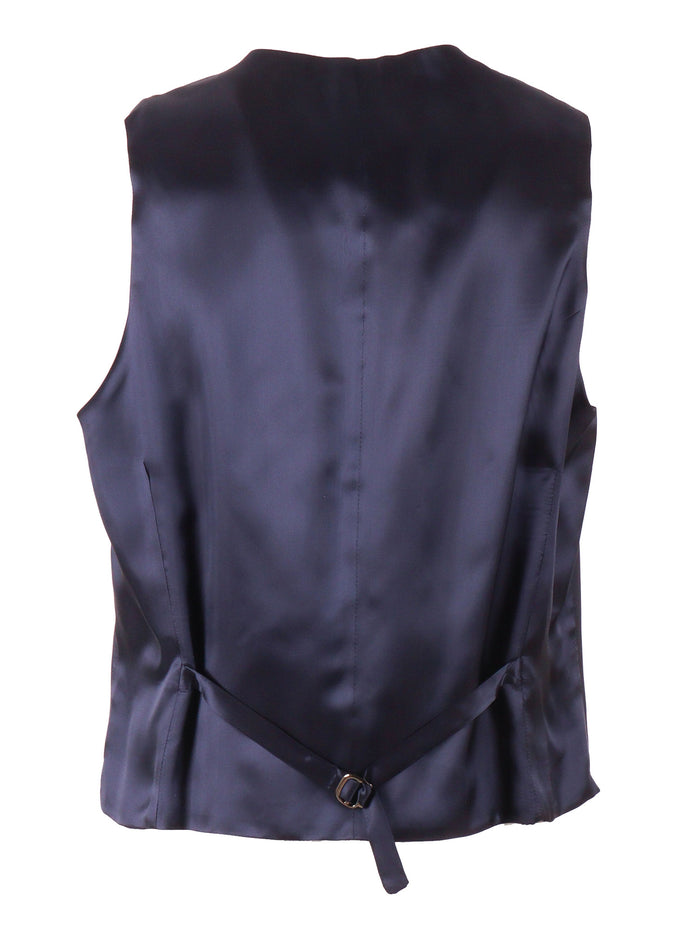 Vest Blue Virgin Wool