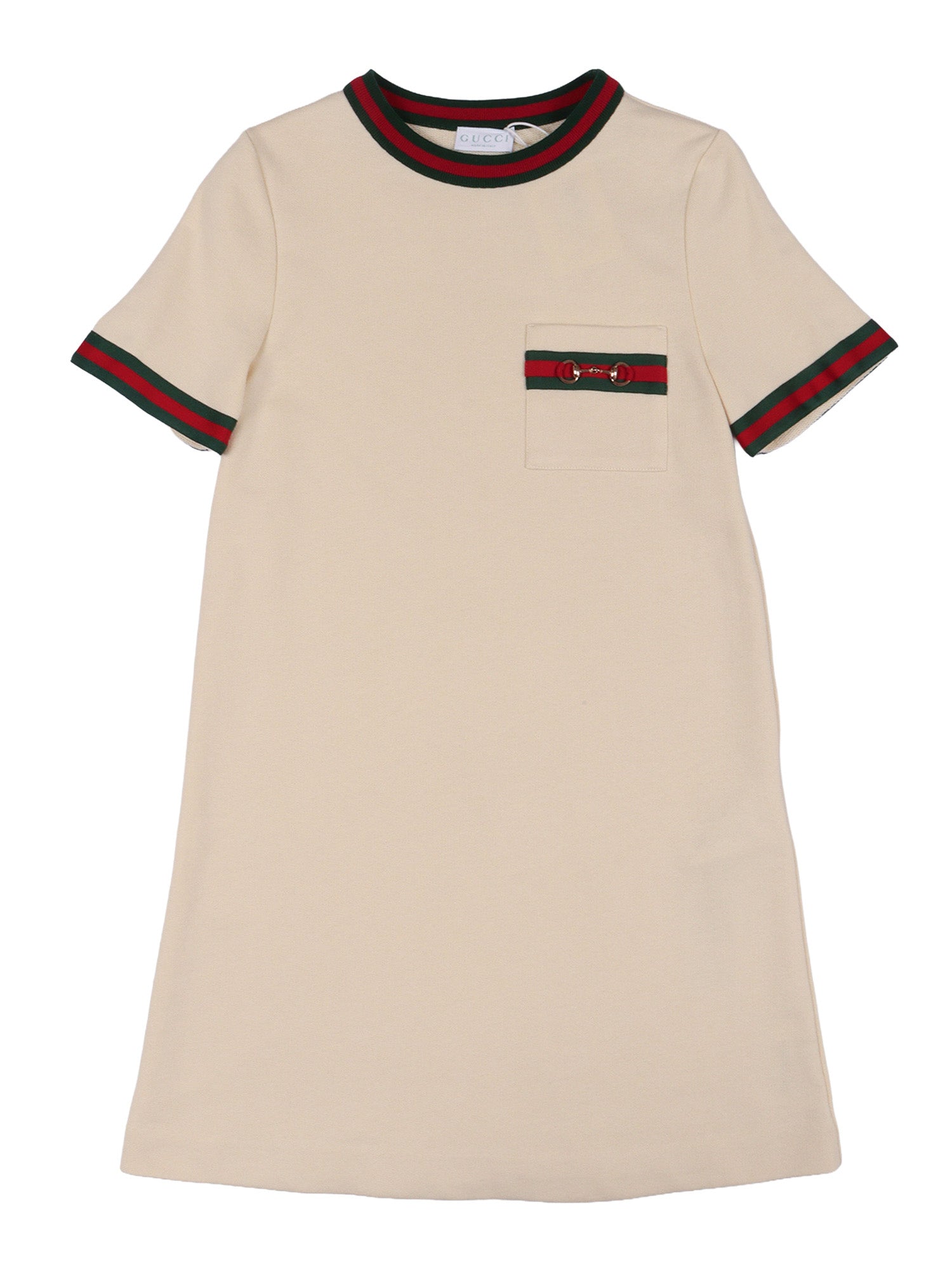 J S-S DRESS FELTED CTN JERSEY Beige Cotton