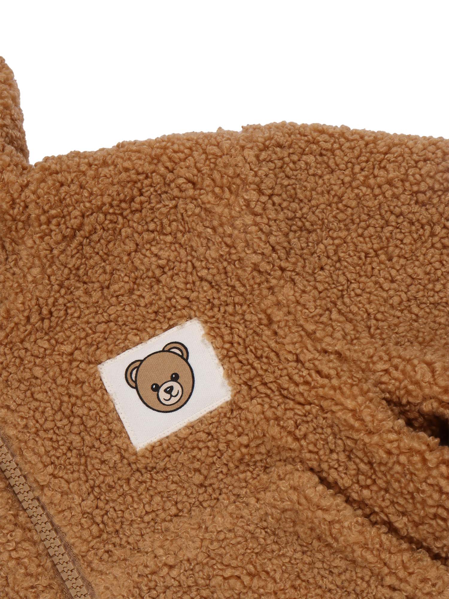 Padded Jacket Brown Polyester Heavy