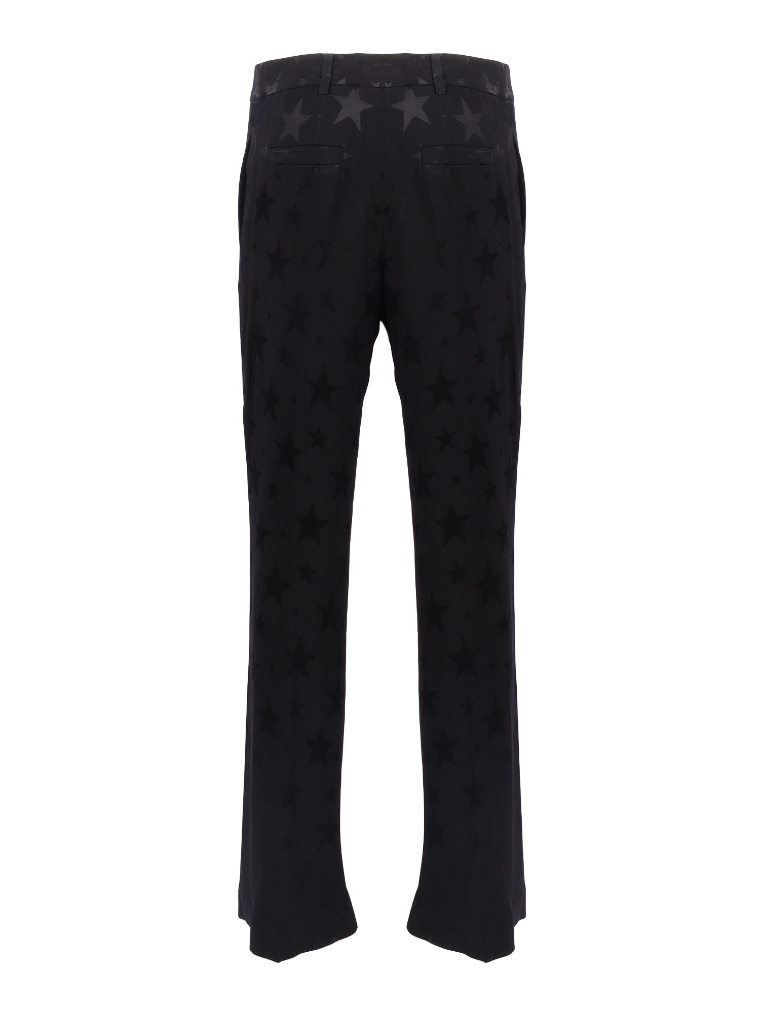 Pants Black Viscose Elastane