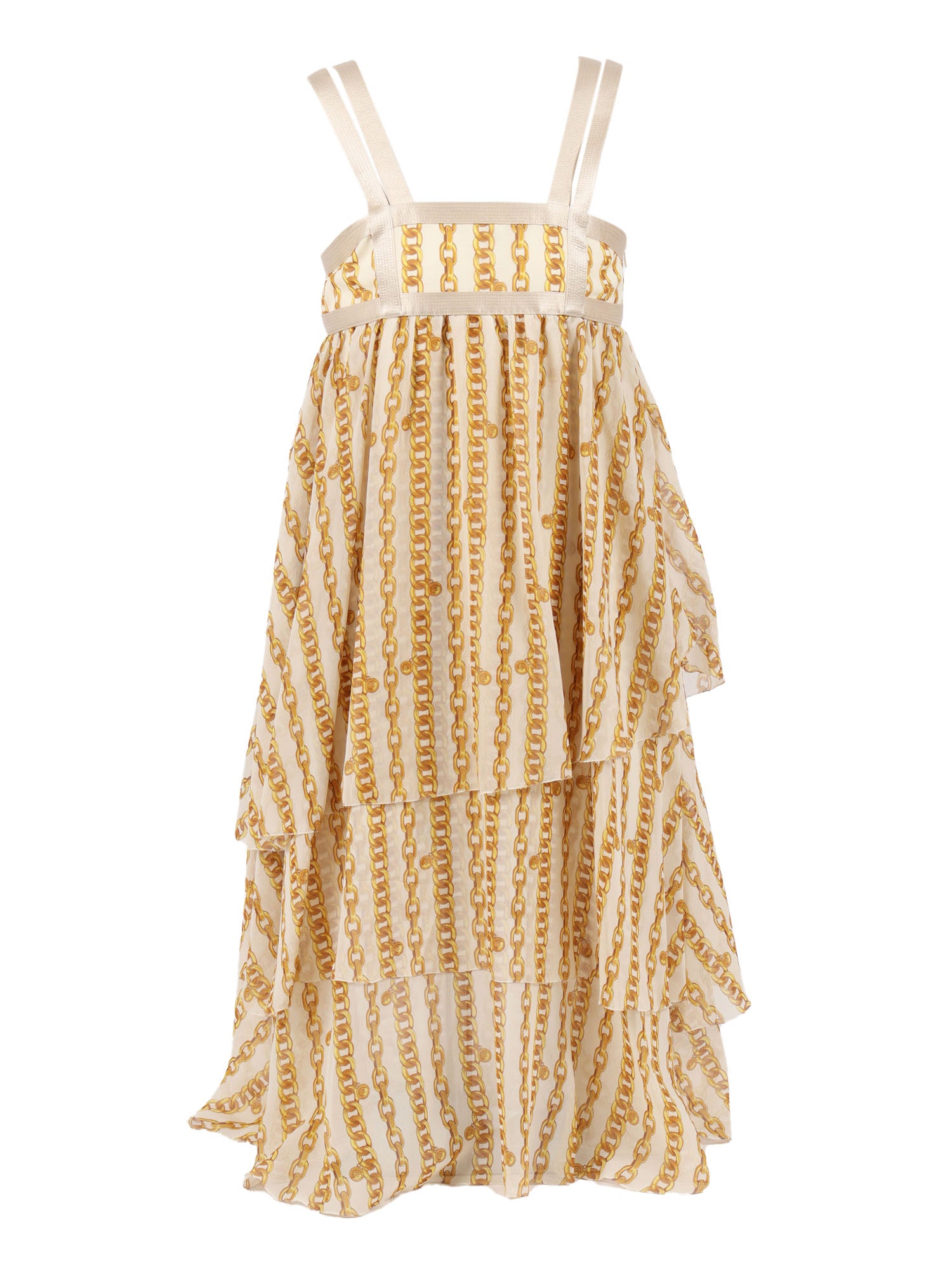 Dress Yellow Silk Lining Acetate