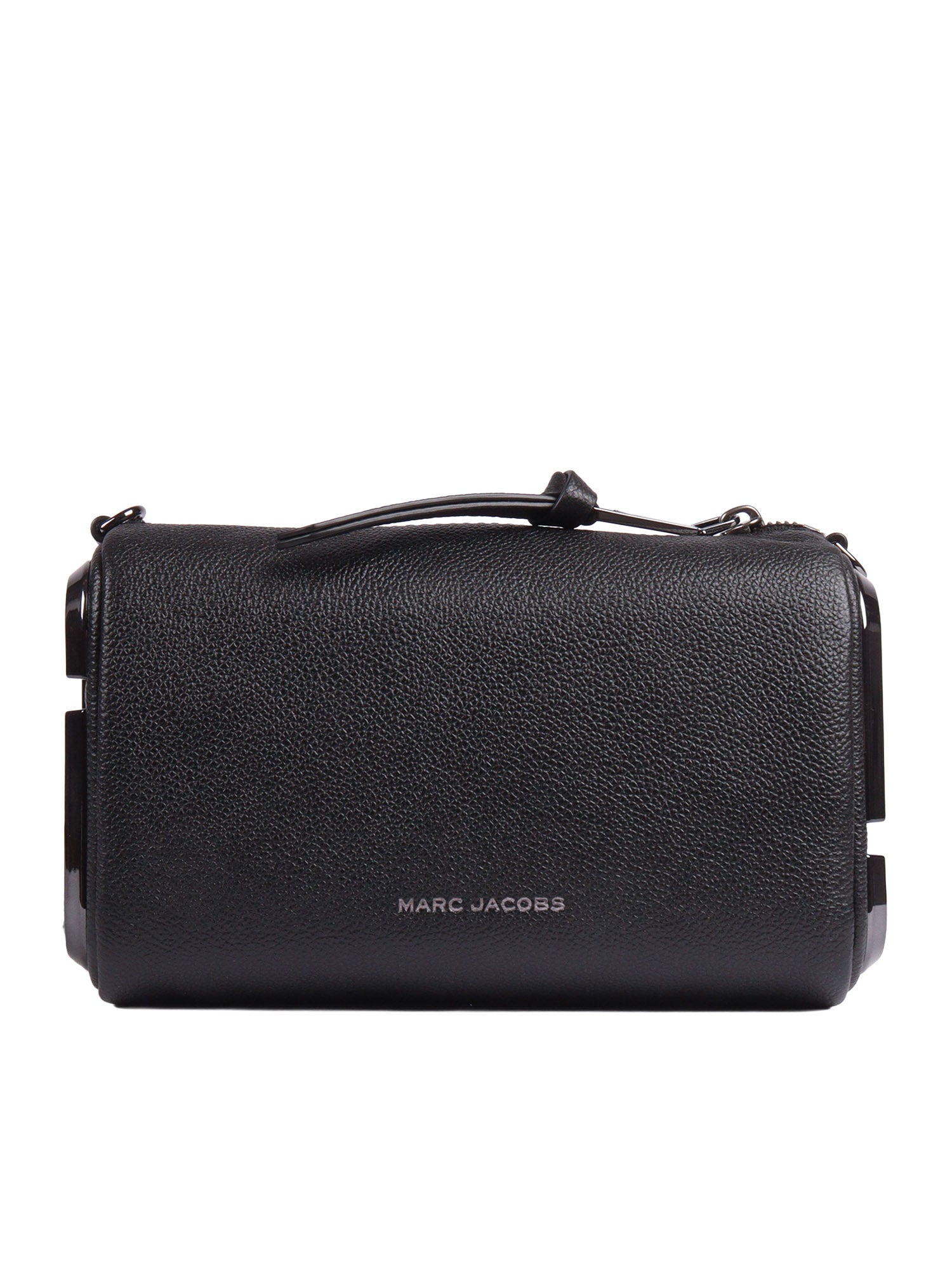 The Snapshot Shoulder Black Cow Leather Bag