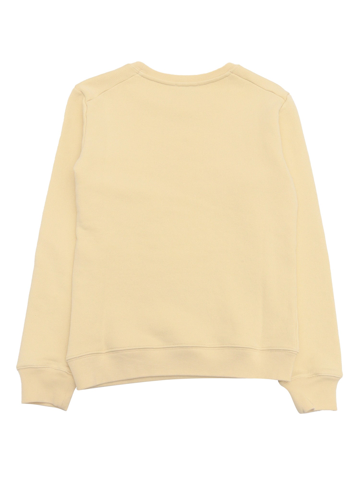 MAIN KIDS JERSEY CREAM-SKY SWEATSHIRT Yellow Cotton