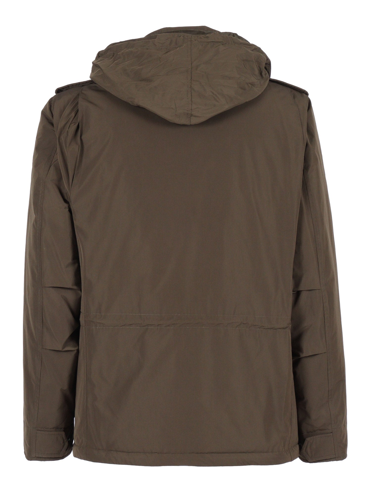 Man Jacket Green Polyester Heavy