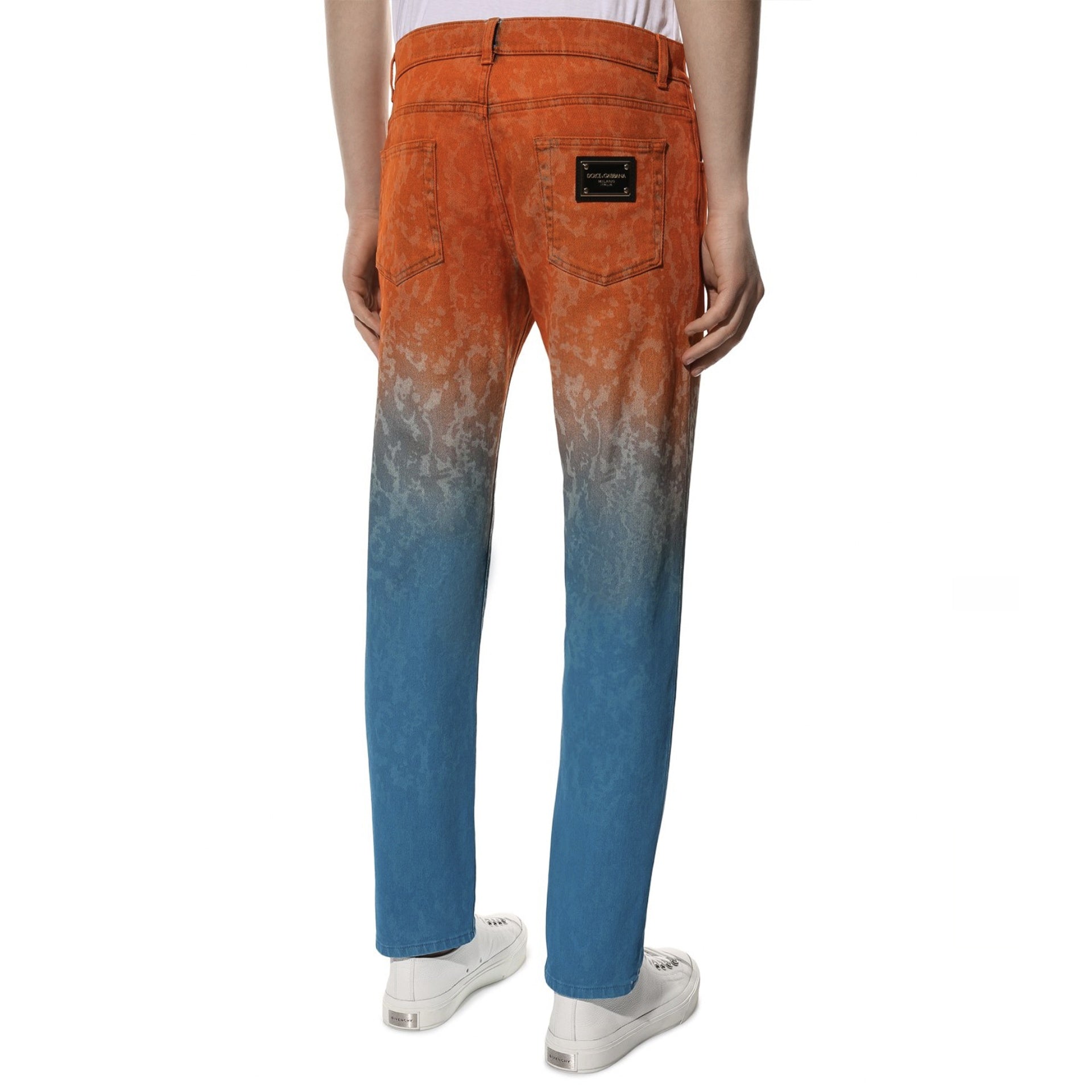 Cotton Denim Jeans Blue Elastane