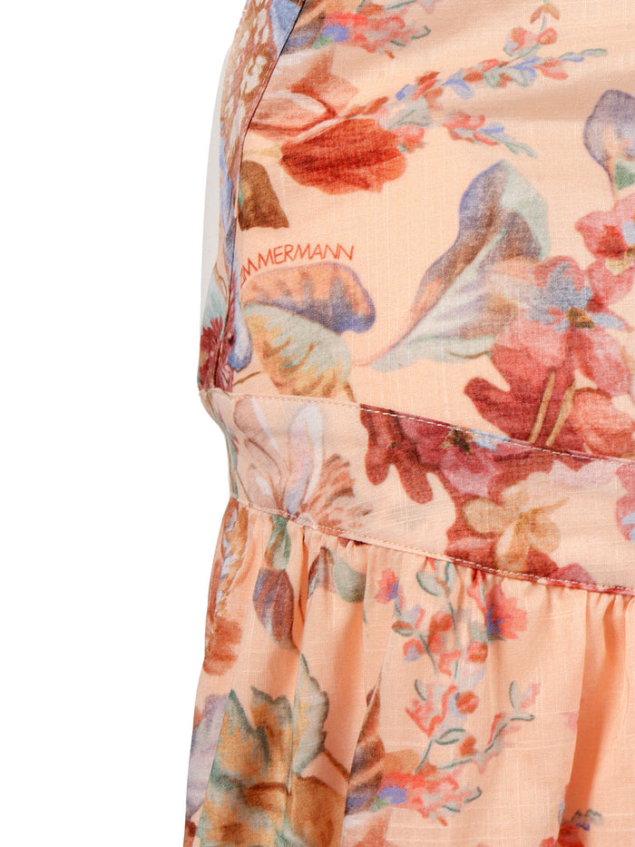 Awaken Kids Halter Dress Beige Cotton Lining