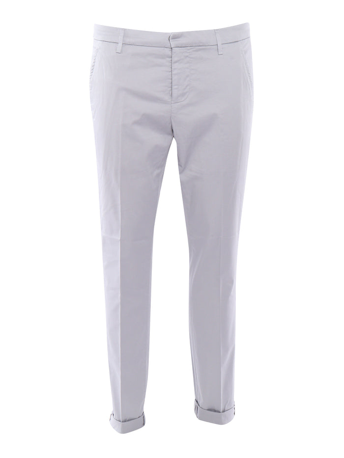 Gray chino trousers Grey Cotton Elastane