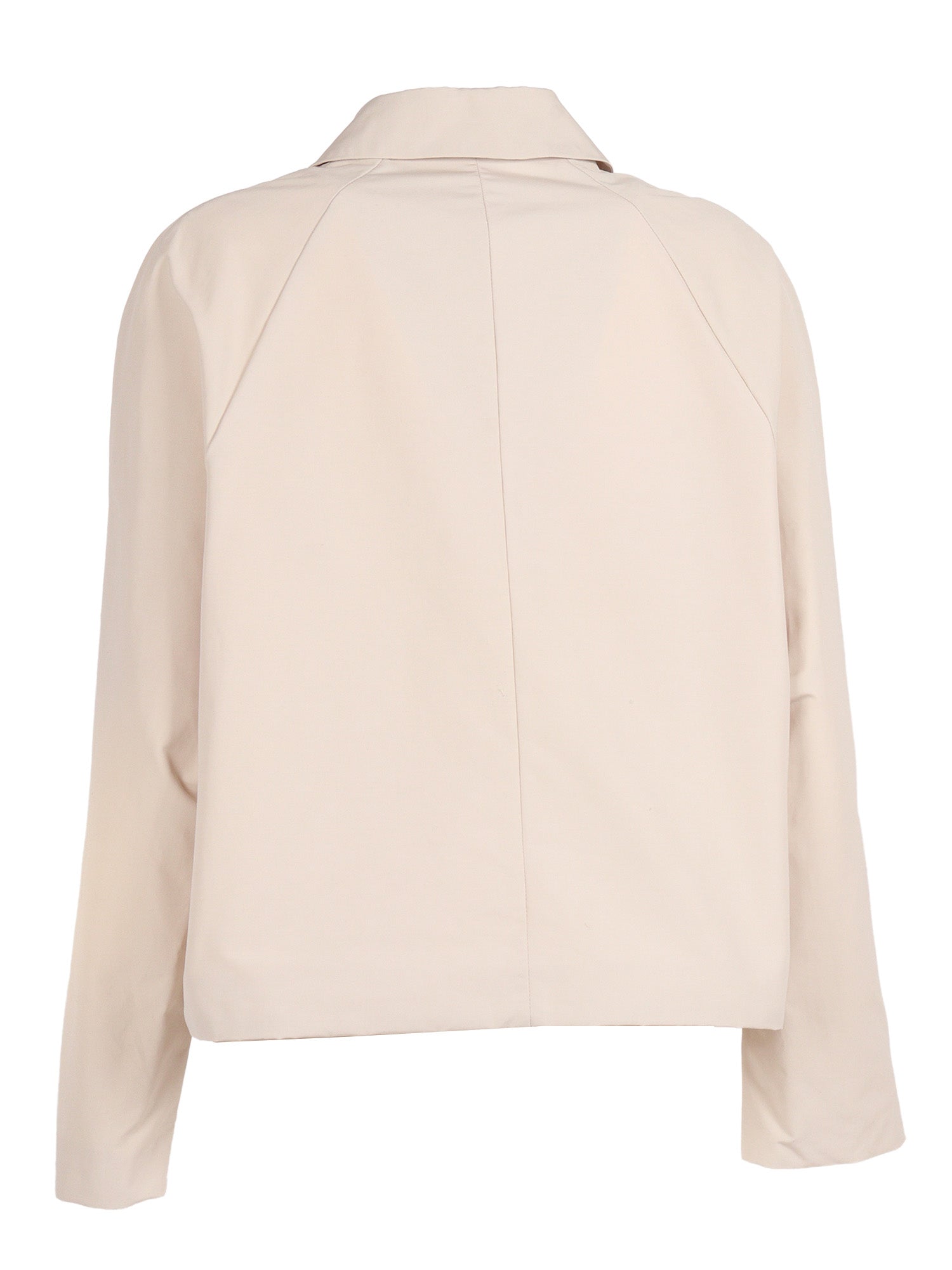 WOMAN JACKET Beige Cotton Polyester