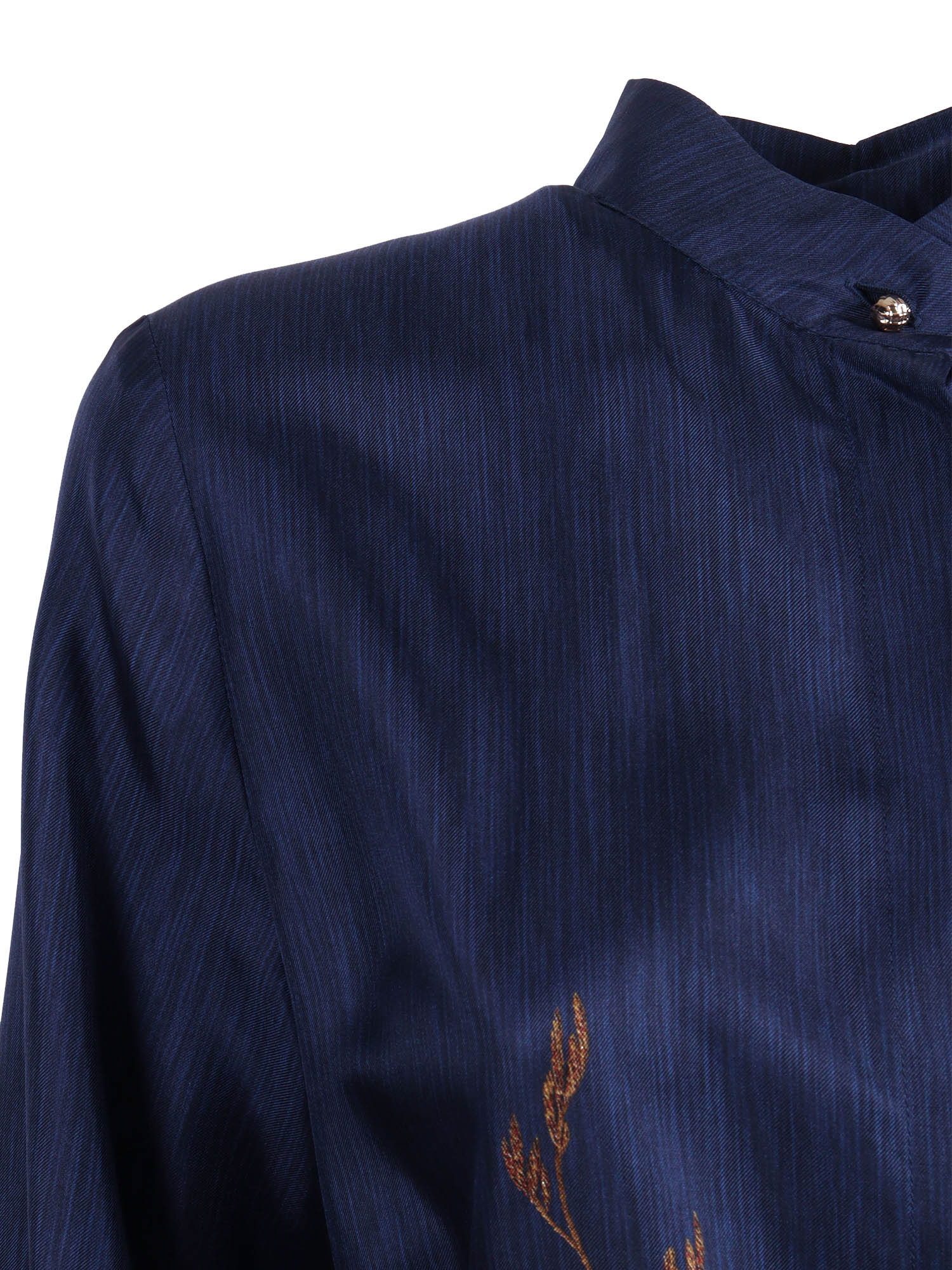 Dress Blue Silk Midi