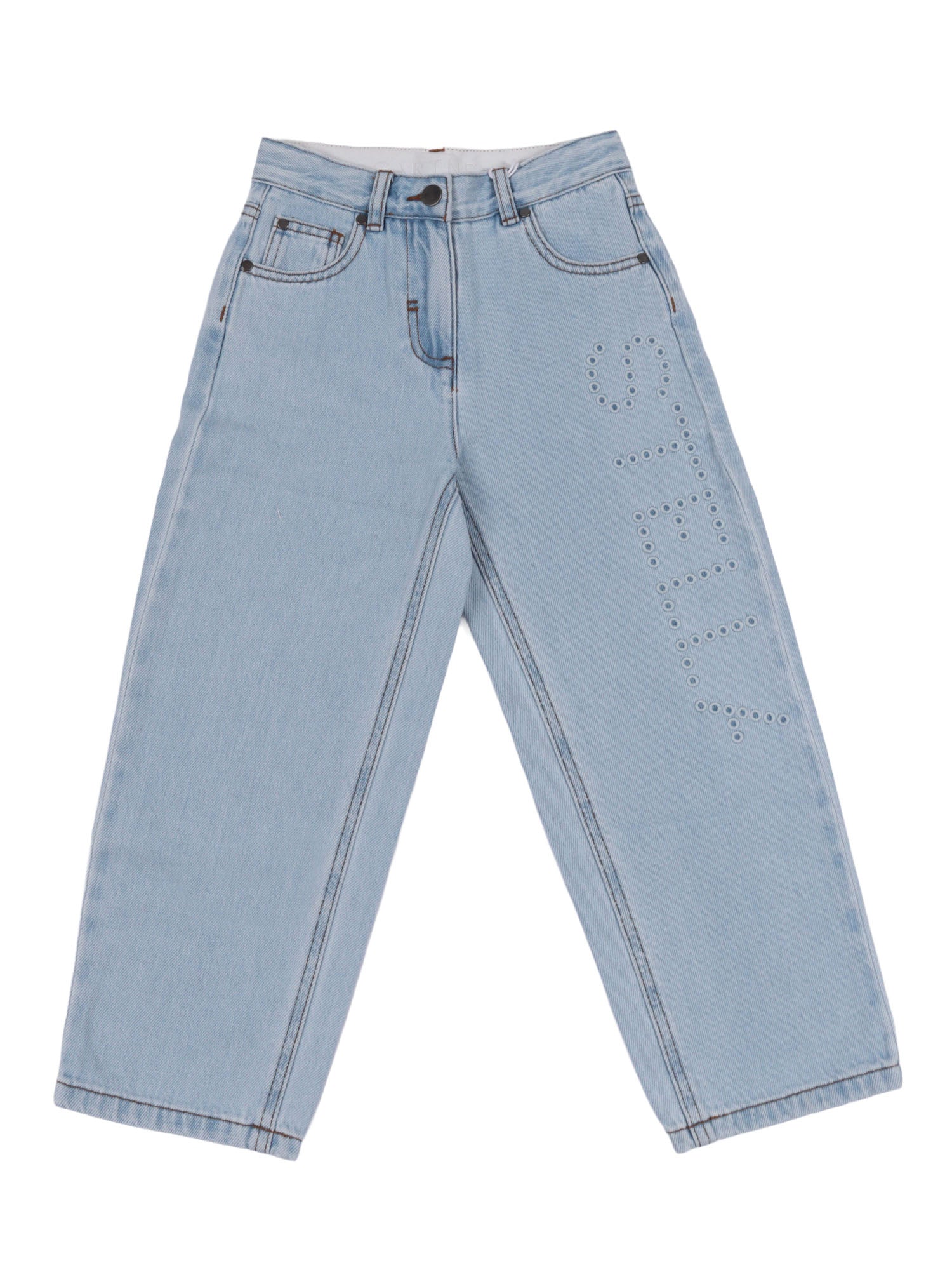 TROUSERS Blue Cotton Pant