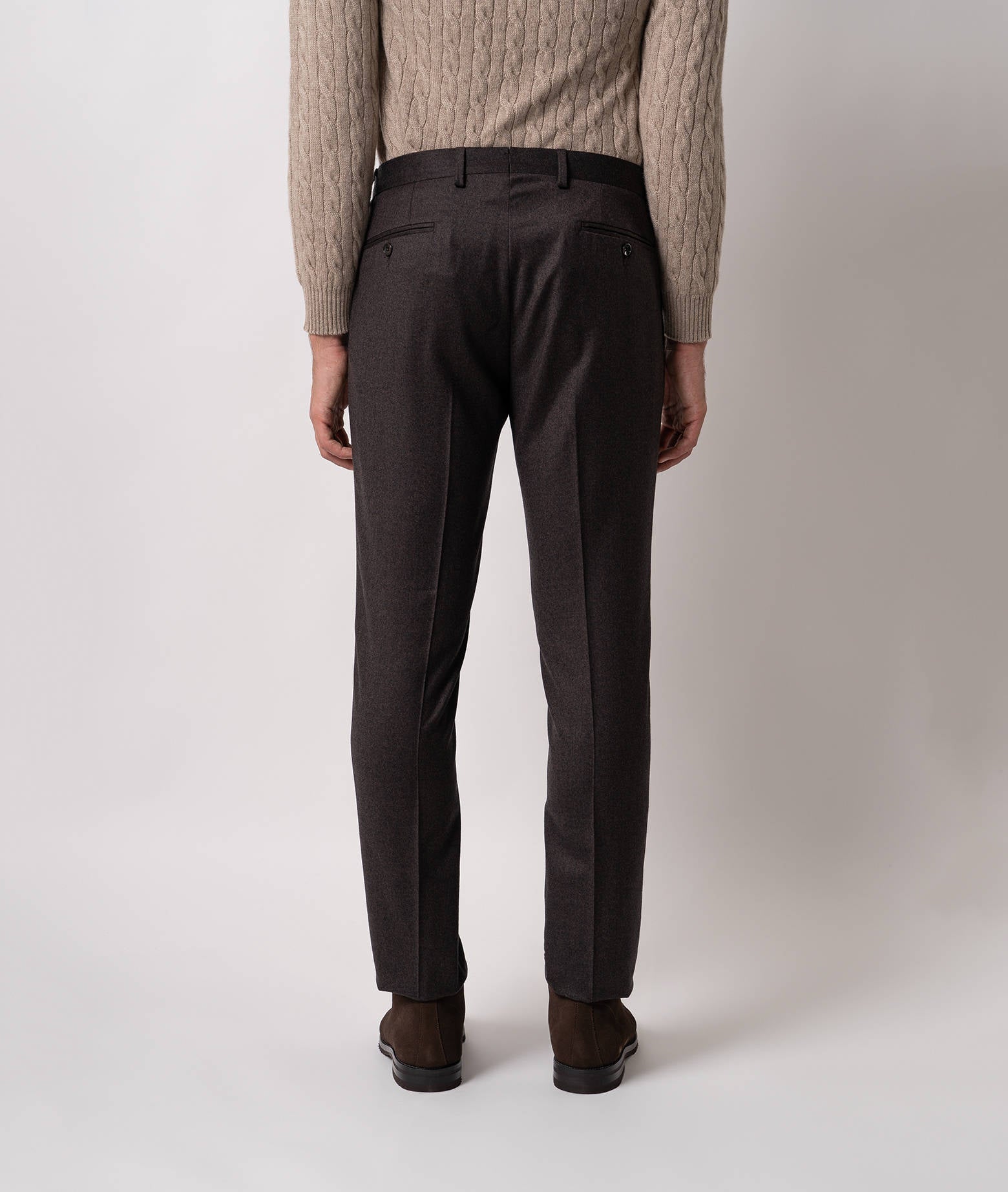 Wool Trousers Courchevel Blue Sportswear
