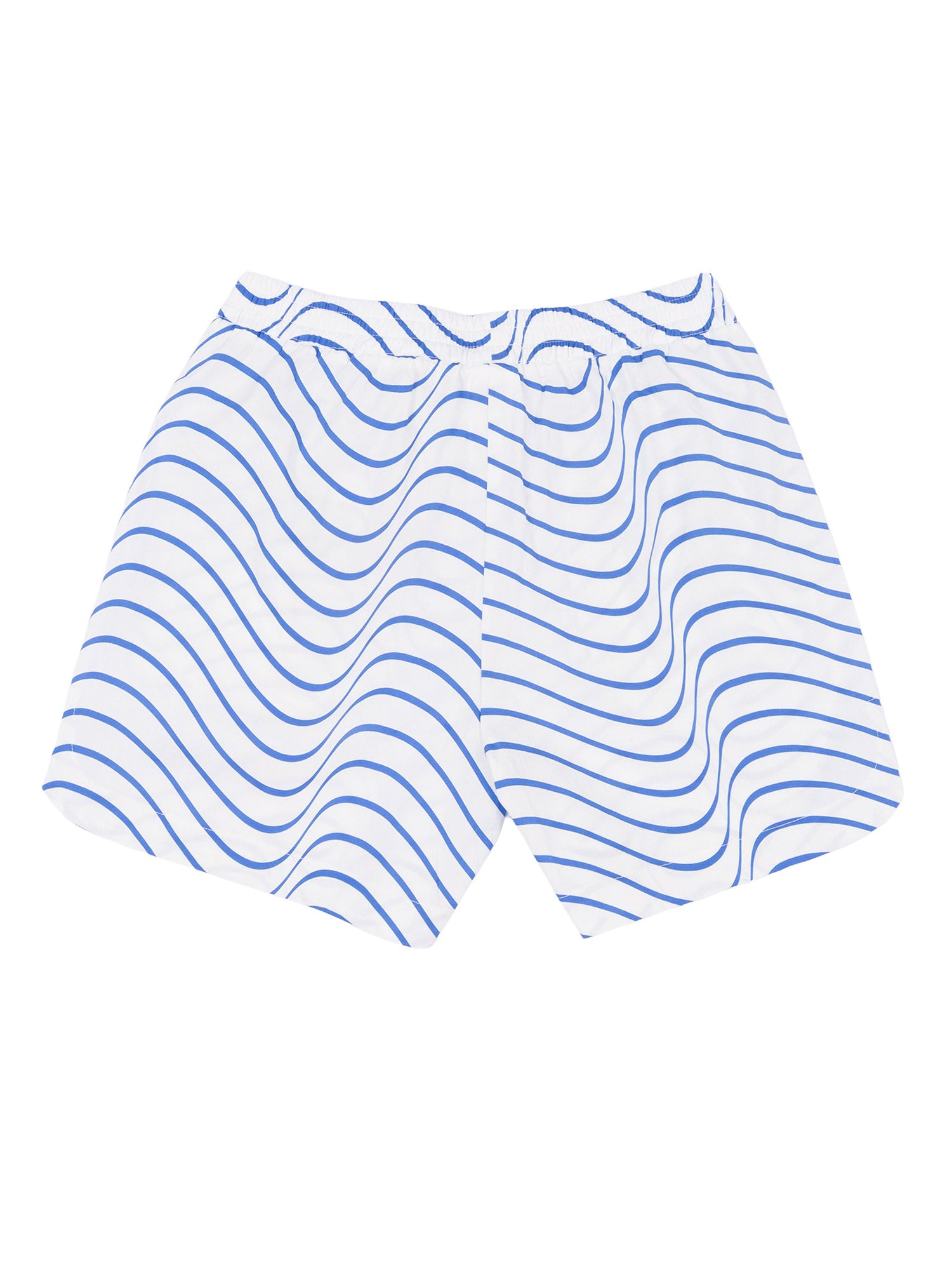 POPLIN SHORTS GIRL Blue Cotton Bermuda