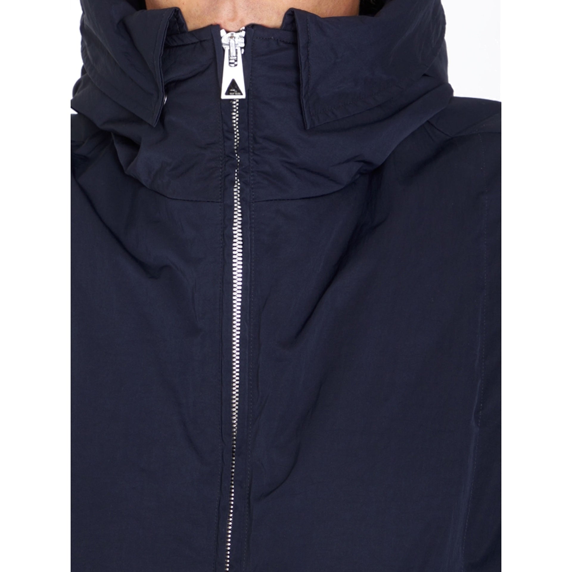 Down Jacket Blue Polyamide
