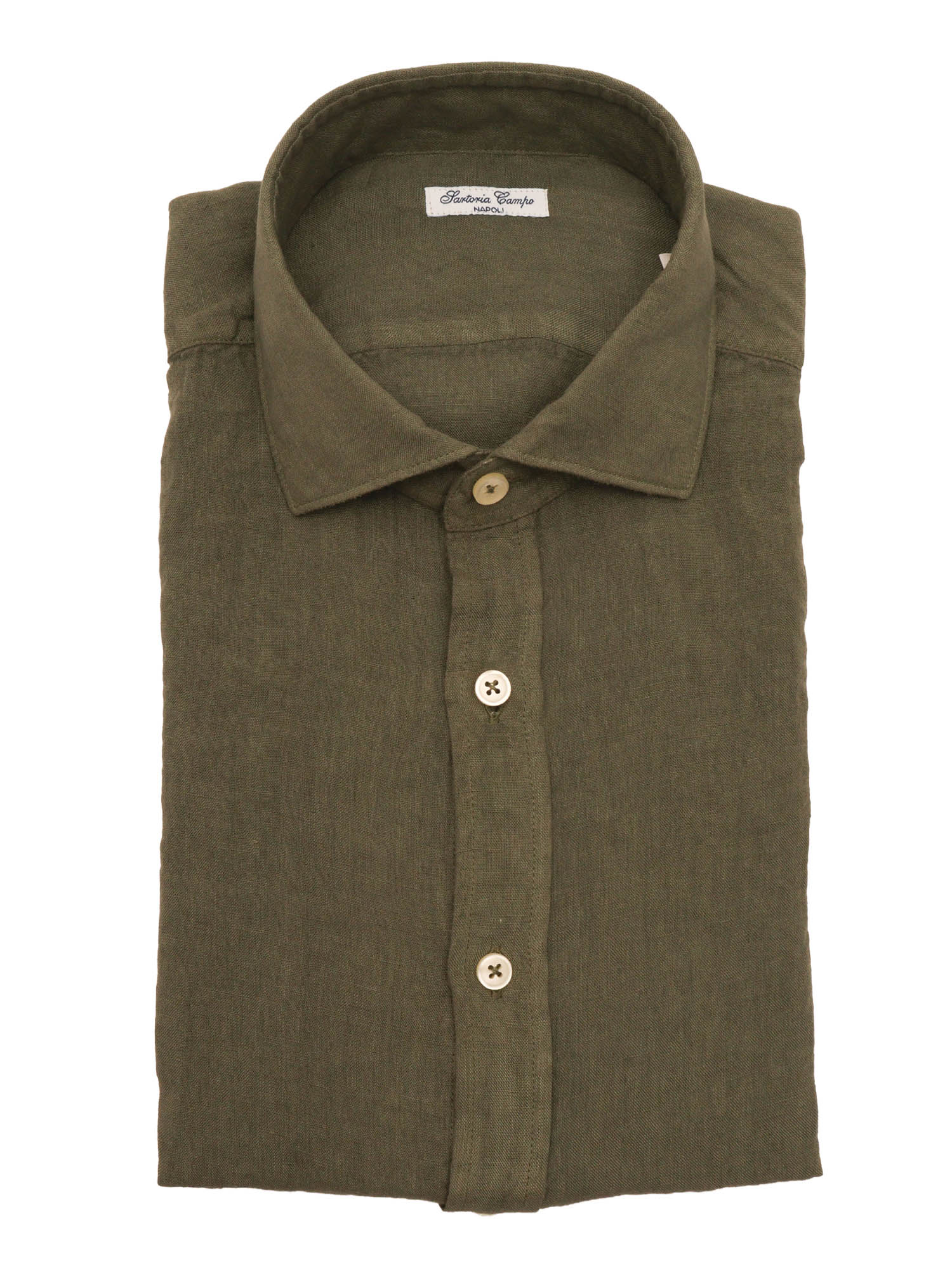 Mens Shirt Brown Cotton