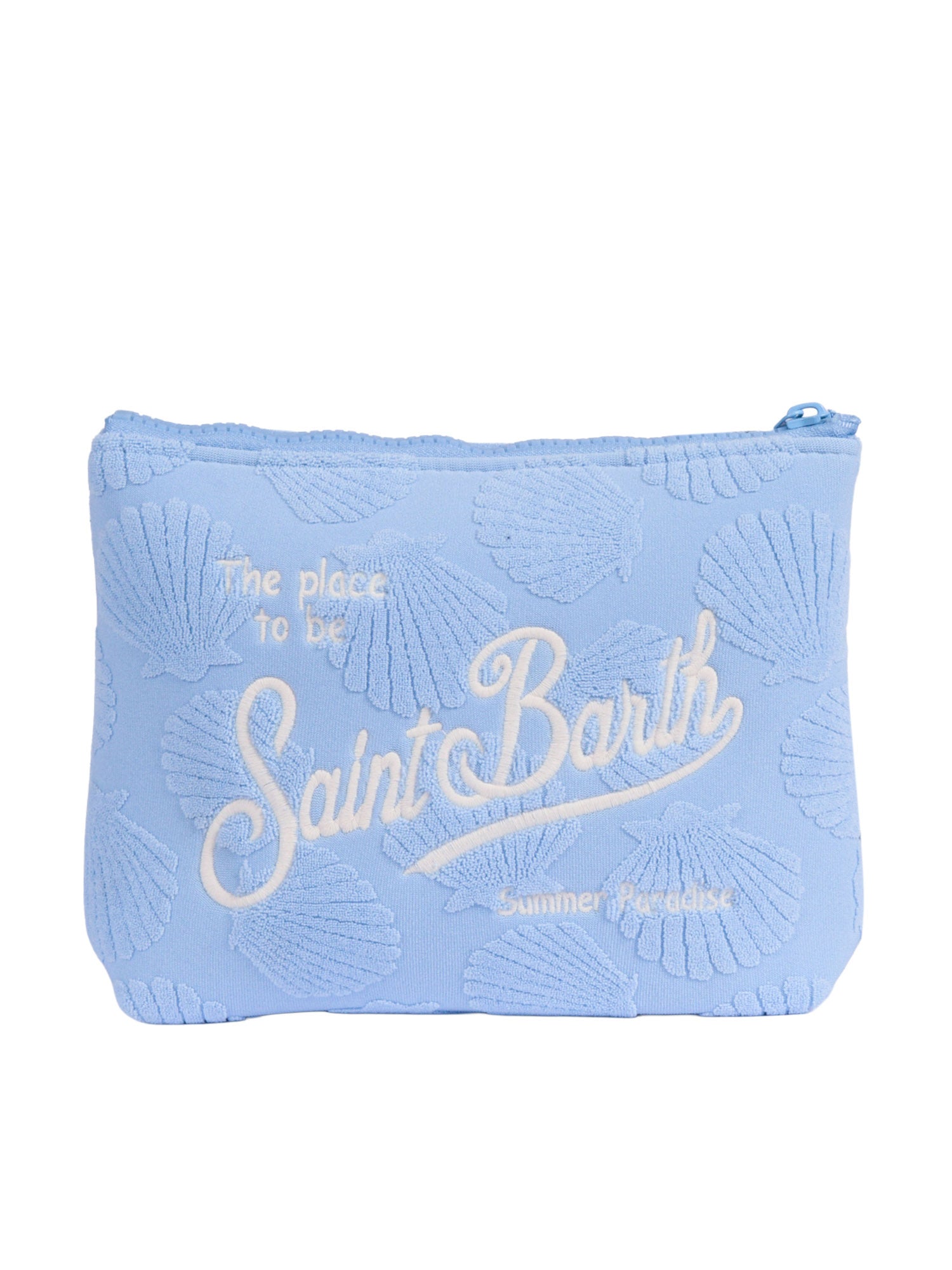 Aline Sponge-Terry Embossed Shell 31 Emb Light Blue Sbr Polyester Handbag