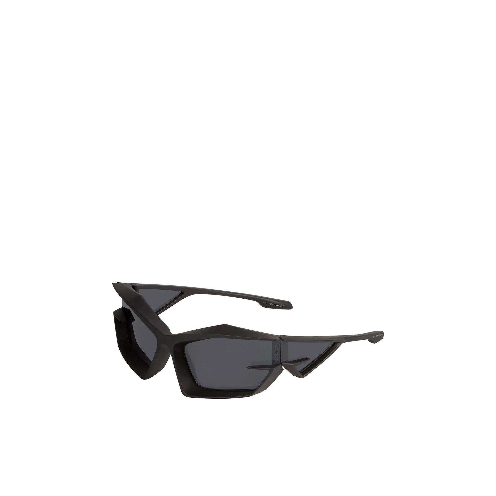 Wrap Sunglasses Black Polyurethane