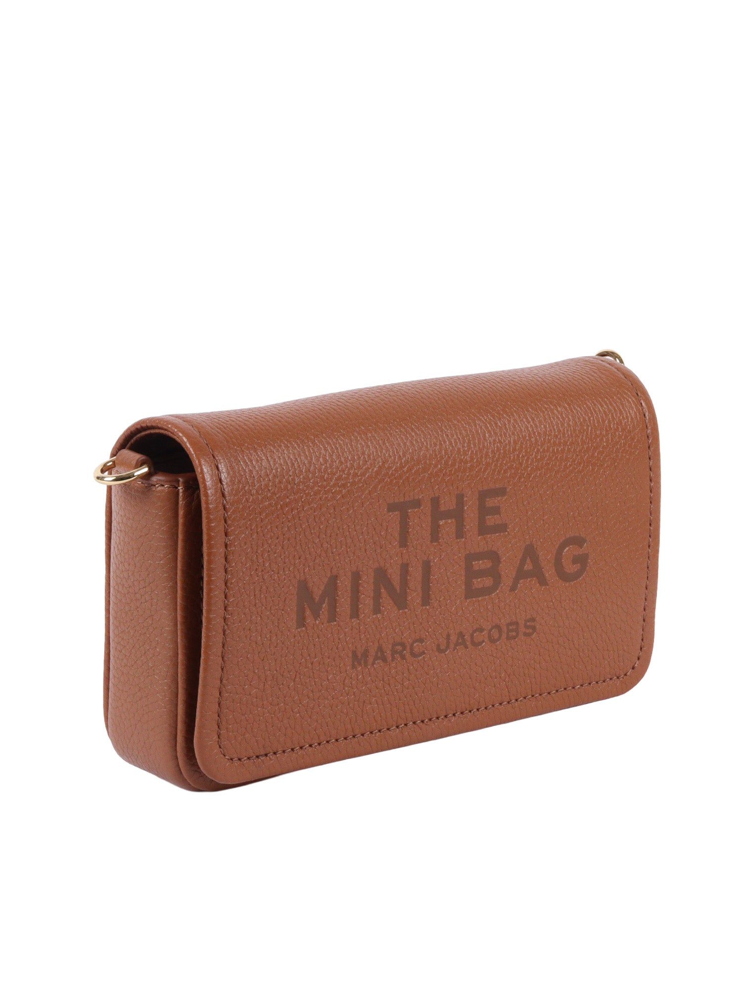 THE MINI BAG Beige Cow Leather Cross
