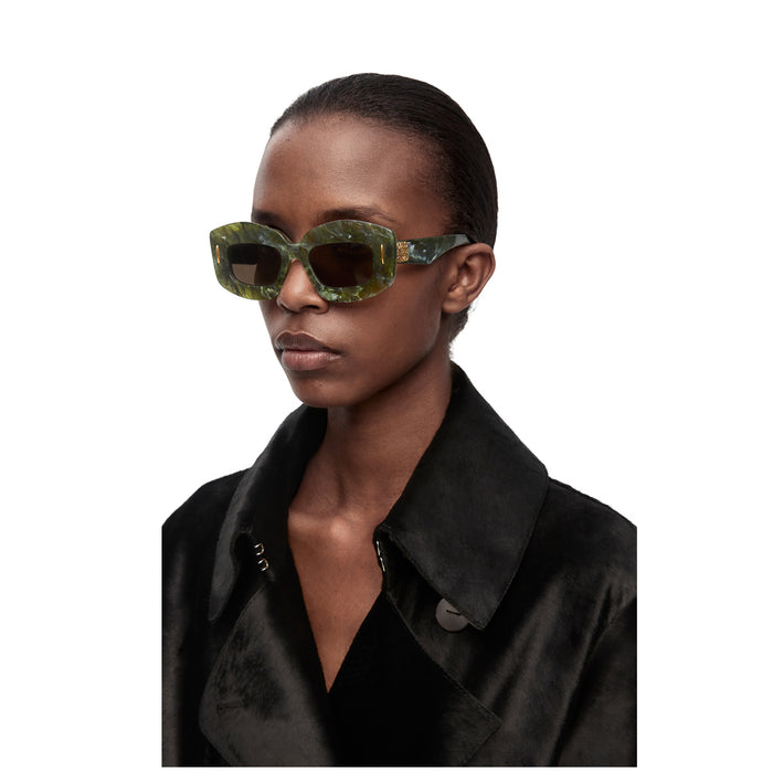 LW40114I 96E Verde Acetate Occhiali Sole